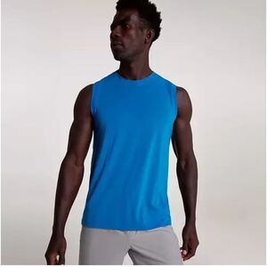 VRST mens icon comfy tank top blue tide uv protection Size XXL NWT